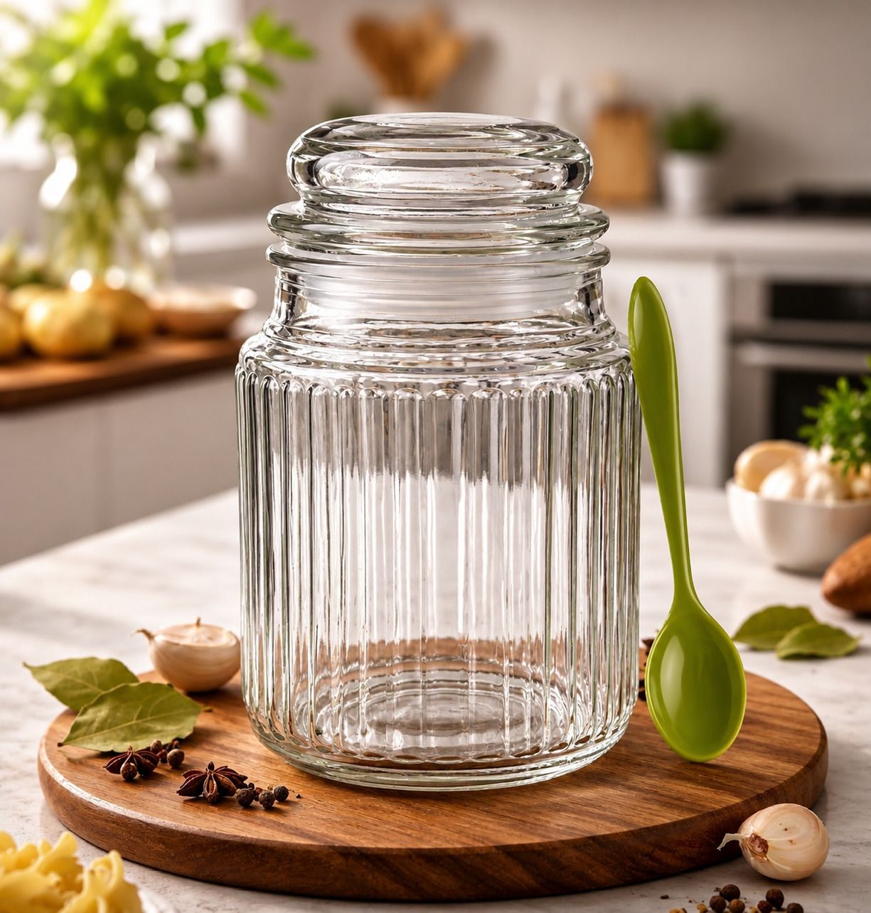 shobhana enterprises Glass Utility Container - 750 ml-picture-42
