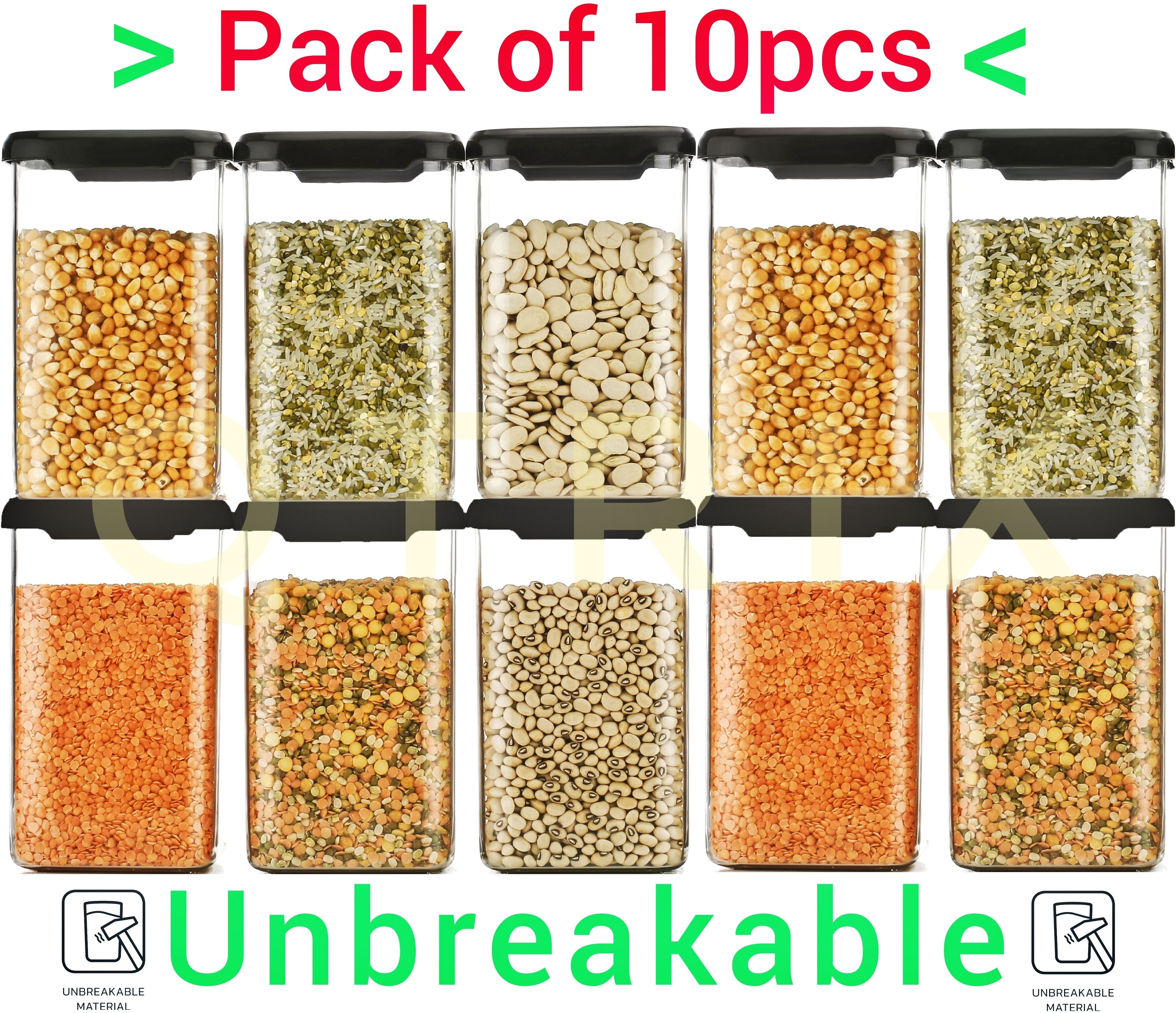 Plastic Grocery Container- 1200 ml