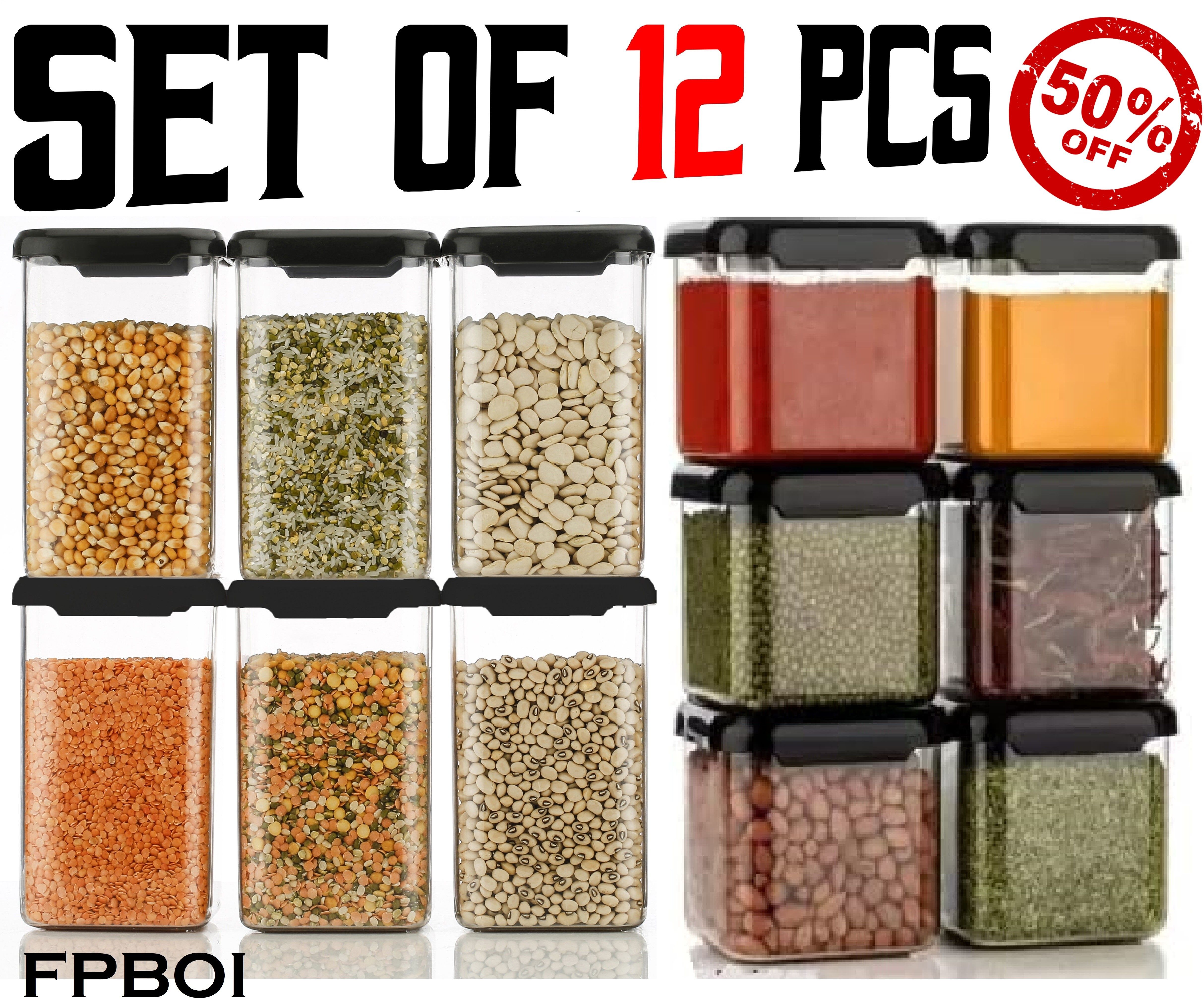 Plastic Grocery Container- 1100 ml, 500 ml-image-37
