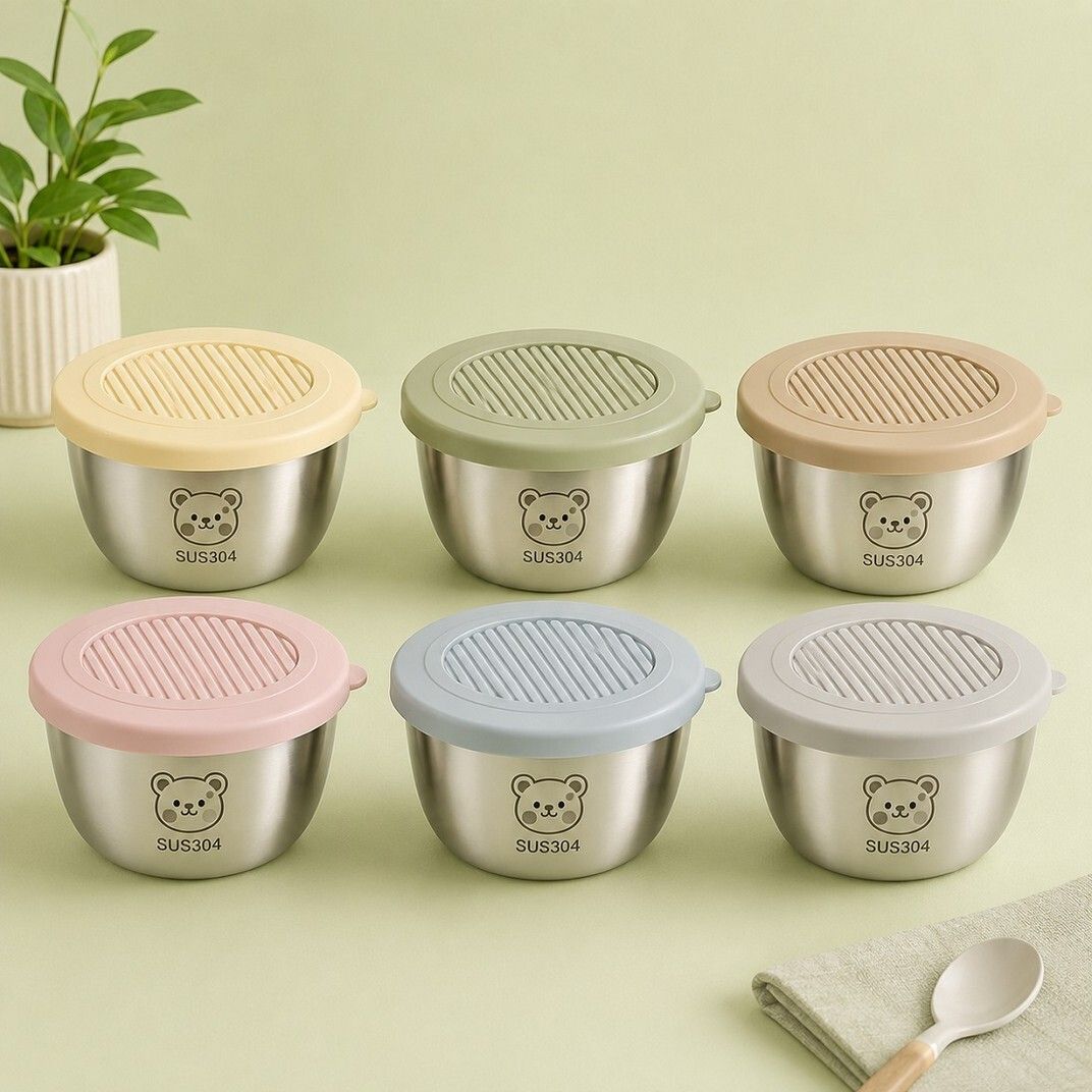 Sauce Set Stainless Steel, Plastic, Silicone-image-47