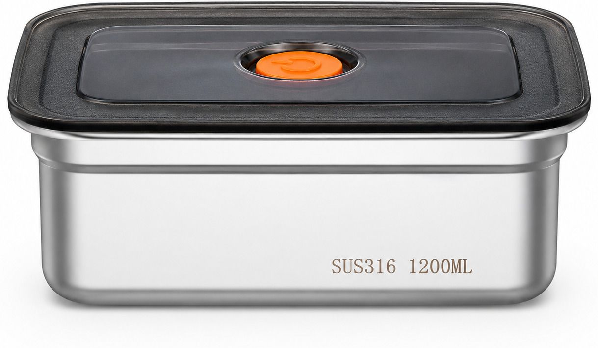 Stainless Steel Fridge Container - 1200 ml-image-12