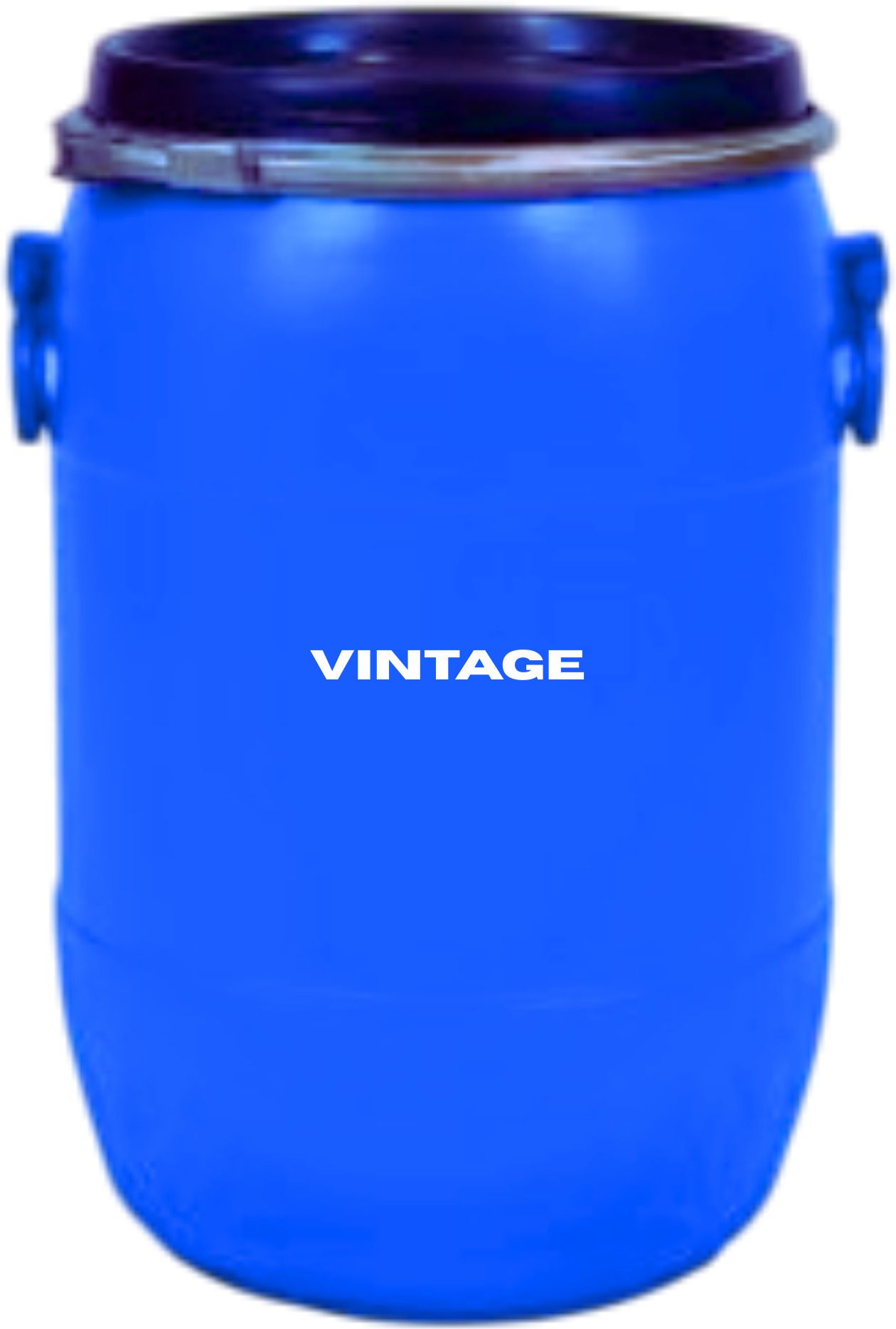 VINTAGE DRUM 53LTR DRUM OPEN MOUTH WITH CAP AND LID 53 L Drum-image-33
