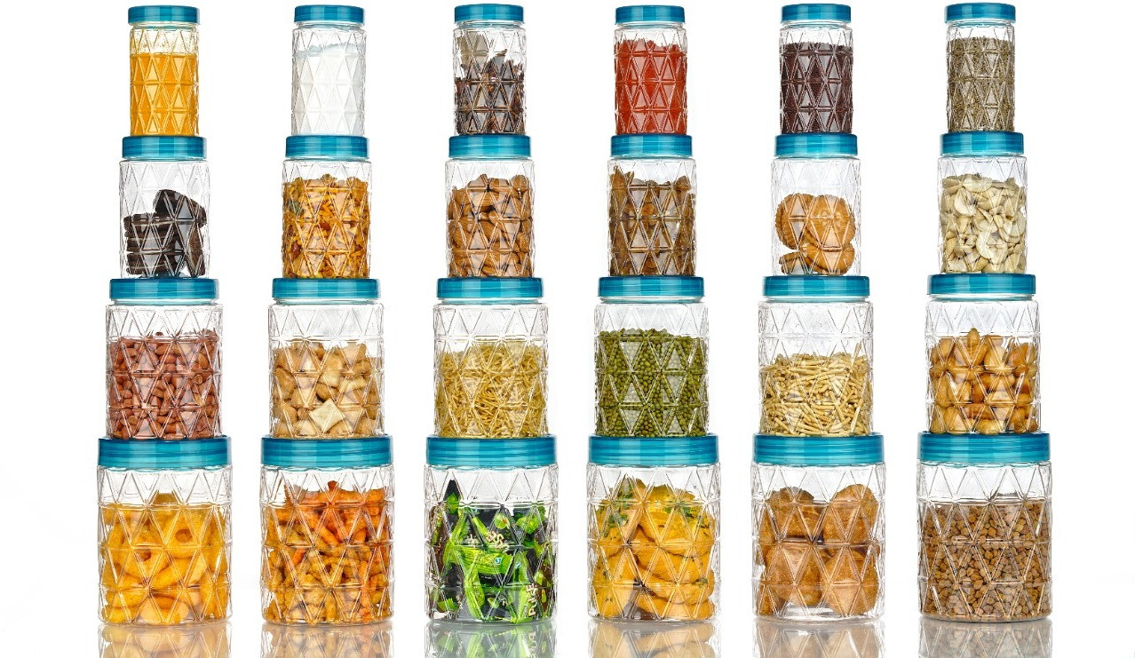 q7 brand Plastic Grocery Container- 250 ml, 350 ml, 650 ml, 1200 ml image 1