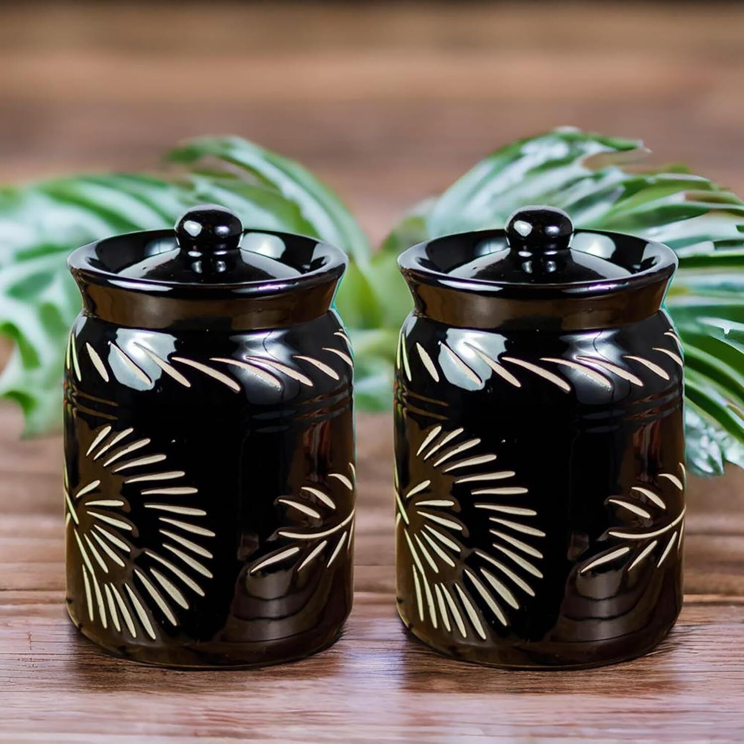 Ceramic Pickle Jar- 1000 ml