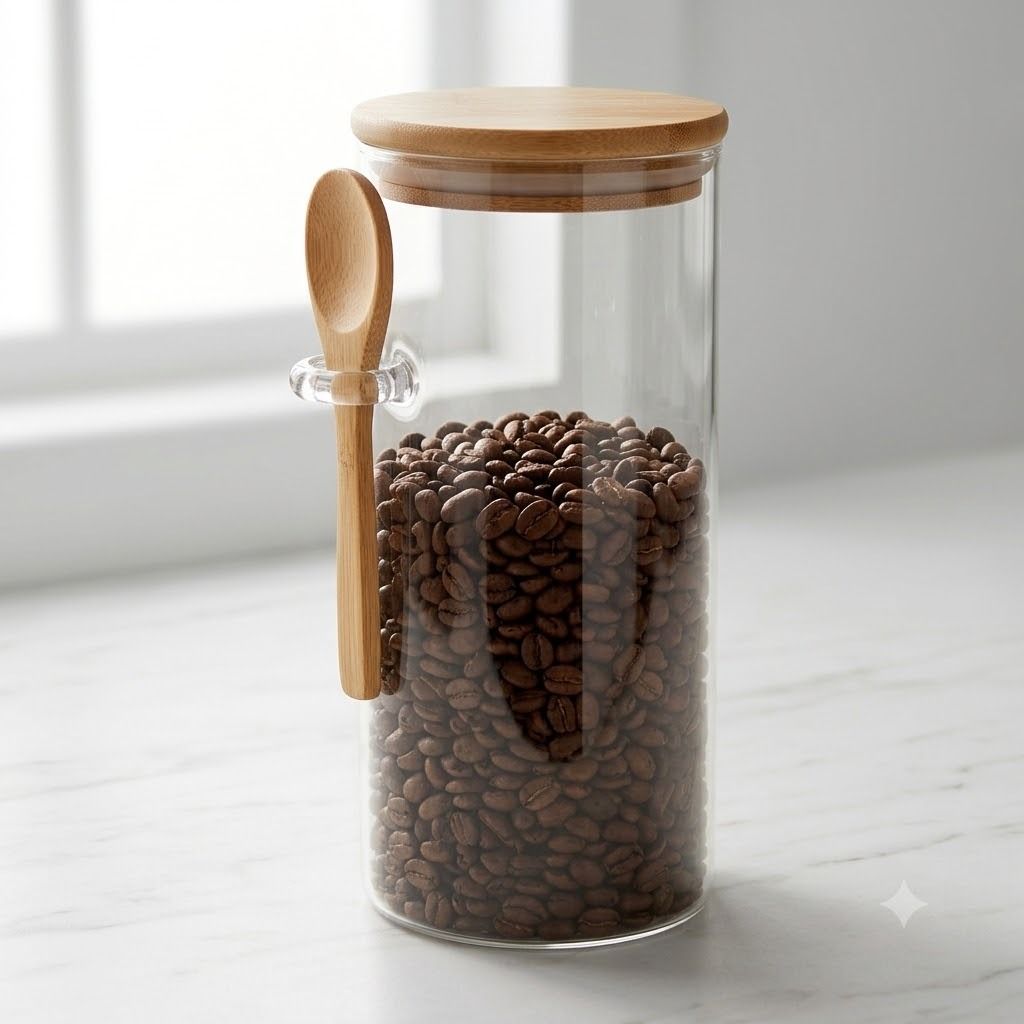 exactor Glass Tea Coffee & Sugar Container - 400 ml-picture-42