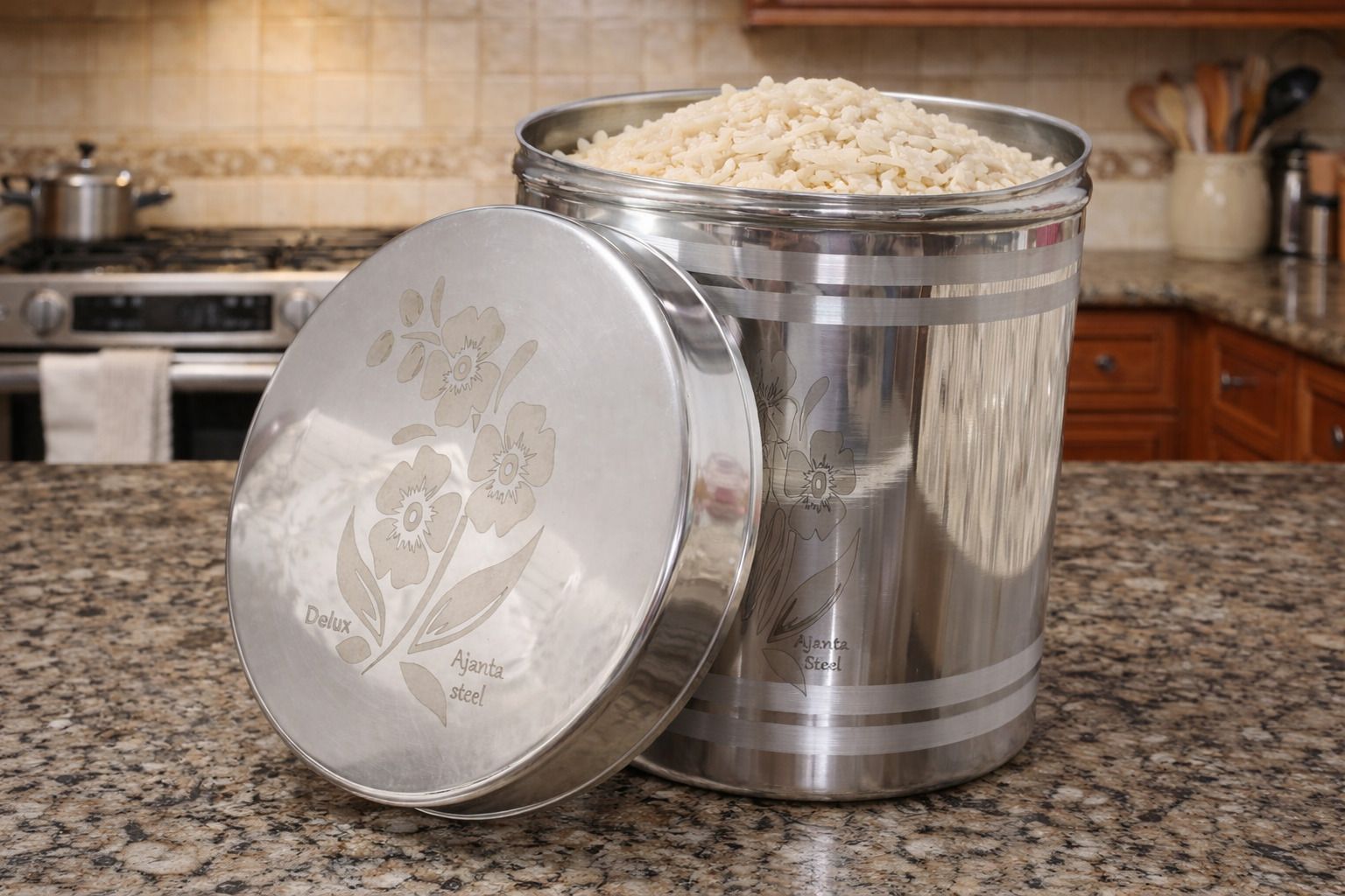 Stainless Steel Grocery Container - 3 kg-image-21
