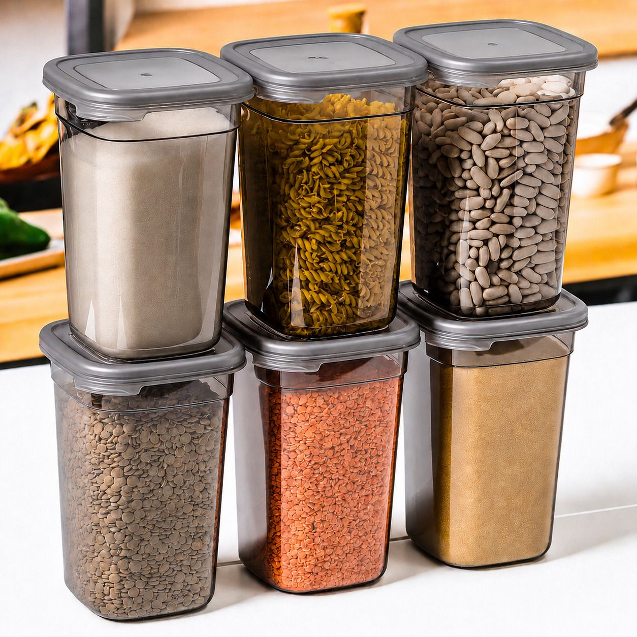 Plastic Grocery Container - 1000 ml-image-42