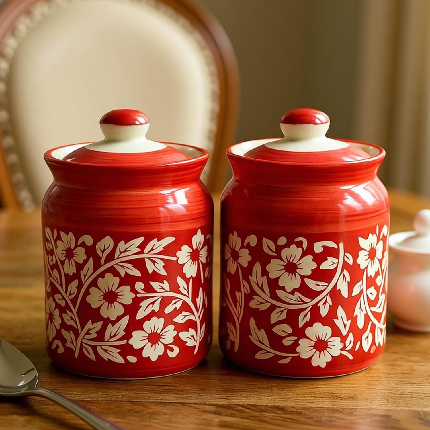d'maiolica Ceramic, Stoneware Pickle Jar - 1000 ml-picture-18