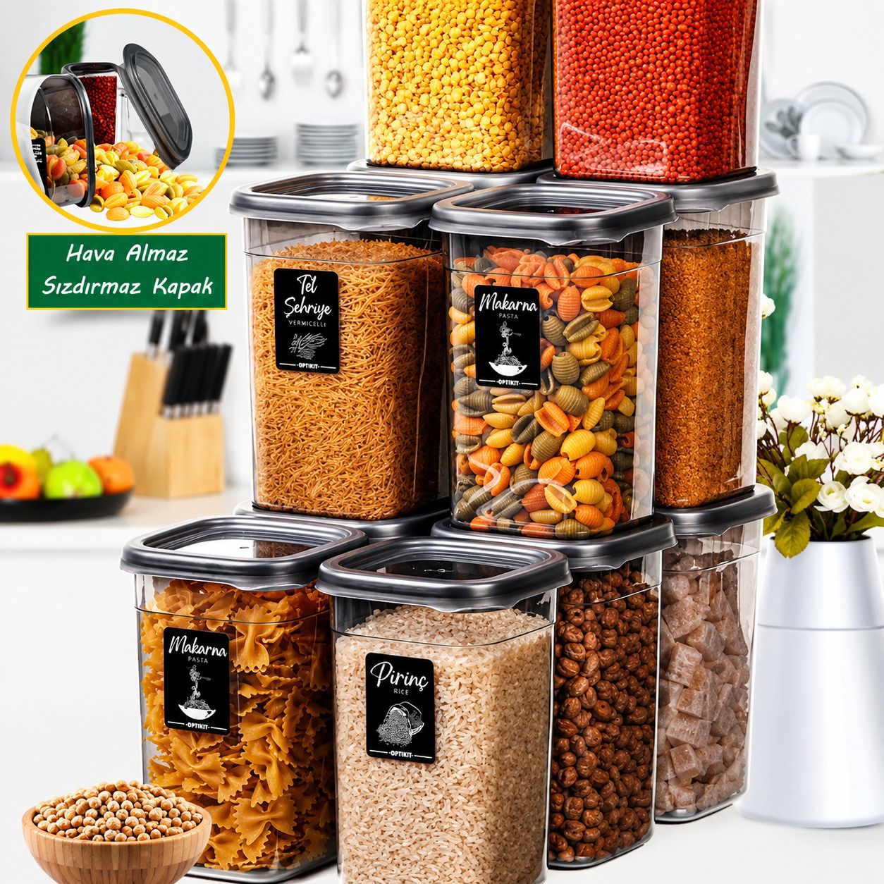 homemet Plastic Grocery Container - 1200 ml-picture-21