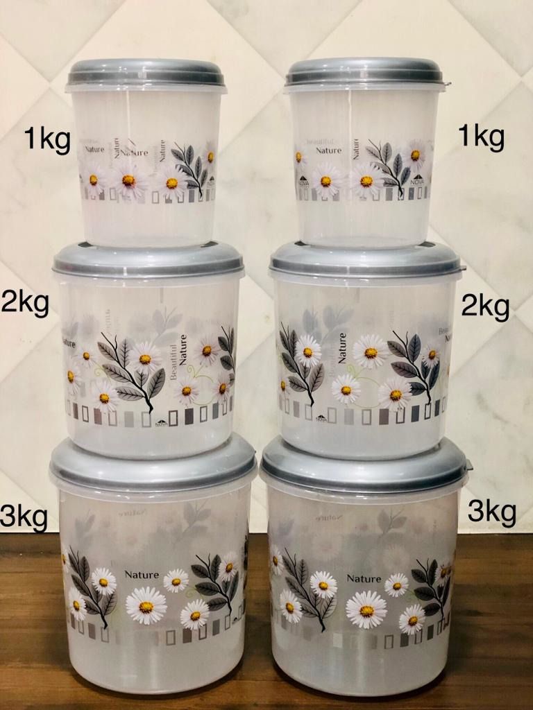 vmk Plastic Grocery Container - 1 kg, 2 kg, 3 kg-picture-24