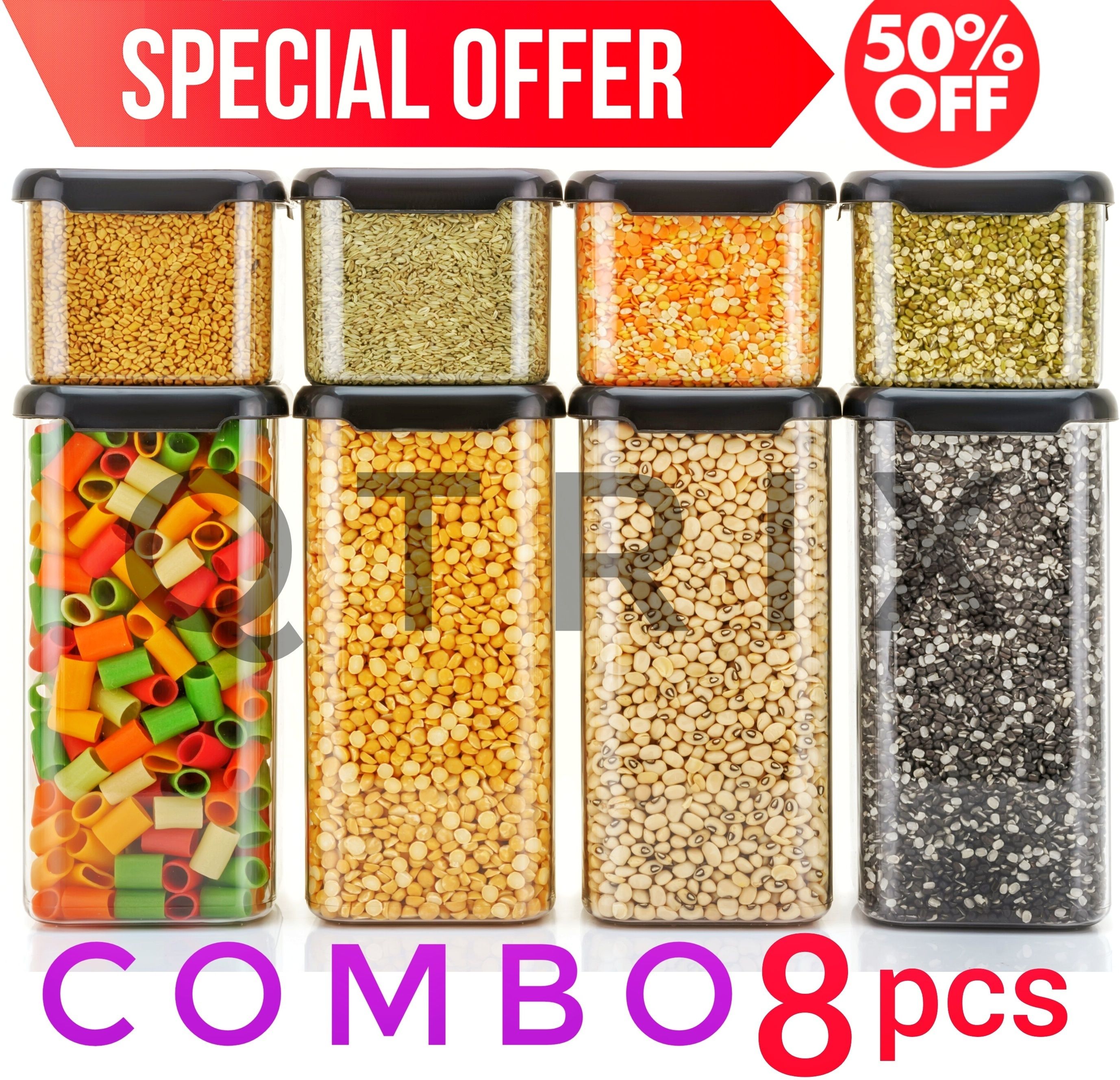 Plastic Grocery Container - 500 ml, 1500 ml-image-11
