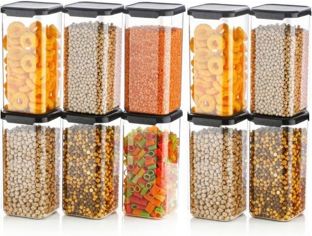 houseofcommon Plastic Grocery Container - 1600 ml-picture-43