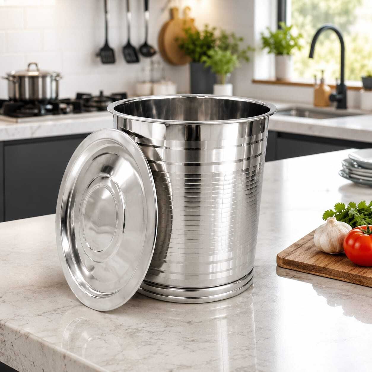 kitchenbee Steel Utility Container - 15 L-picture-36