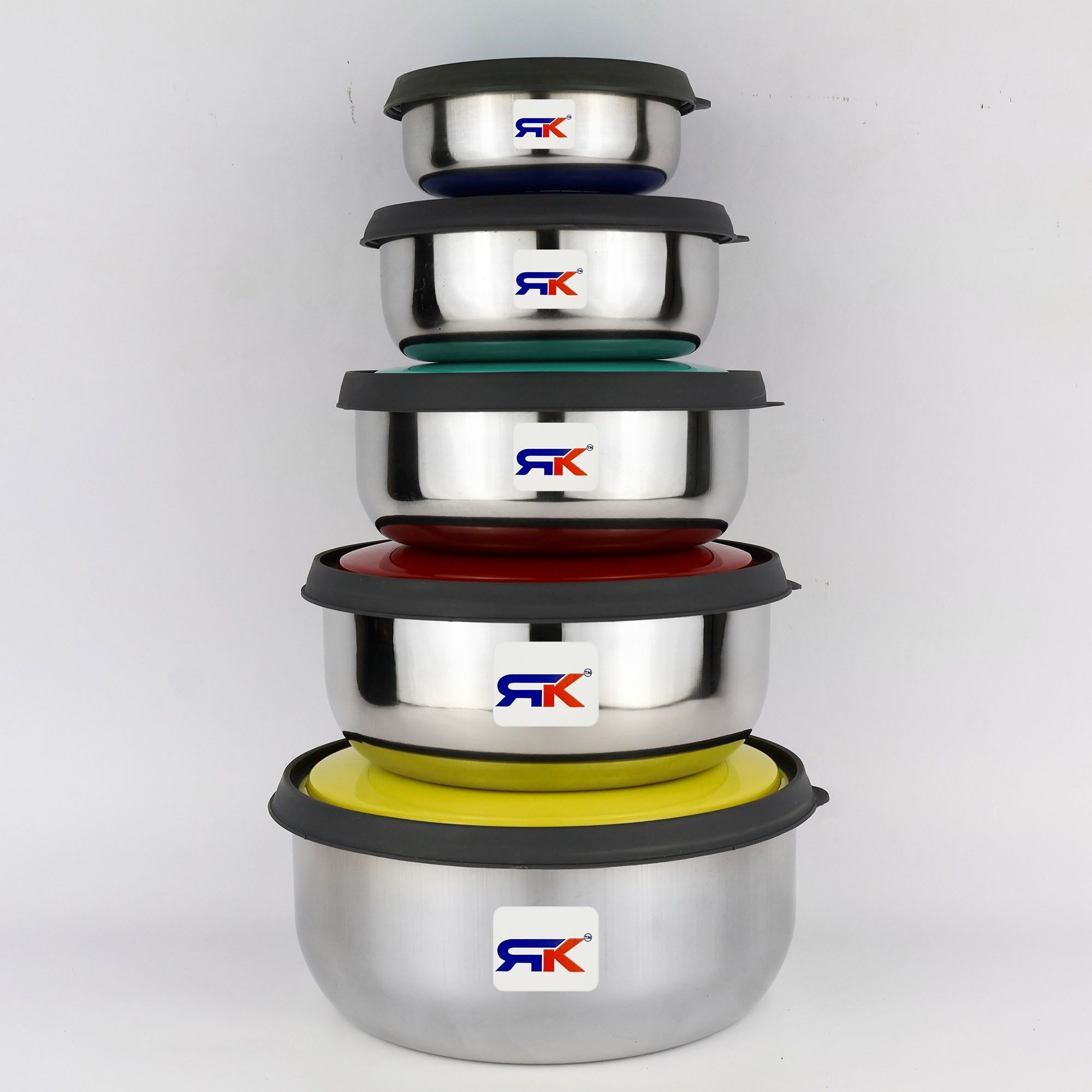 Stainless Steel Cookie Jar - 375 ml, 625 ml, 1000 ml, 1375 ml, 1650 ml