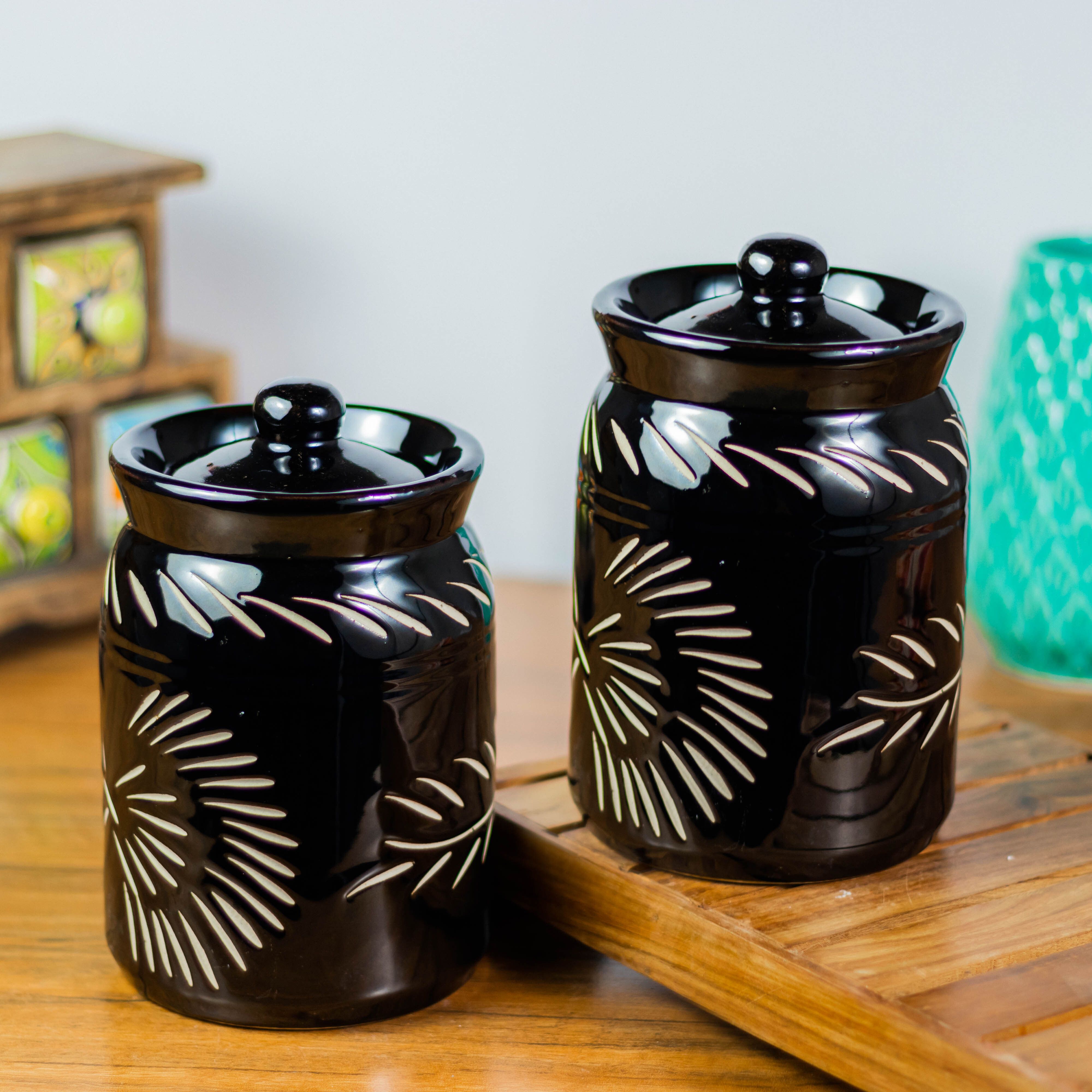 ceramictown Ceramic Pickle Jar - 1000 ml-picture-16