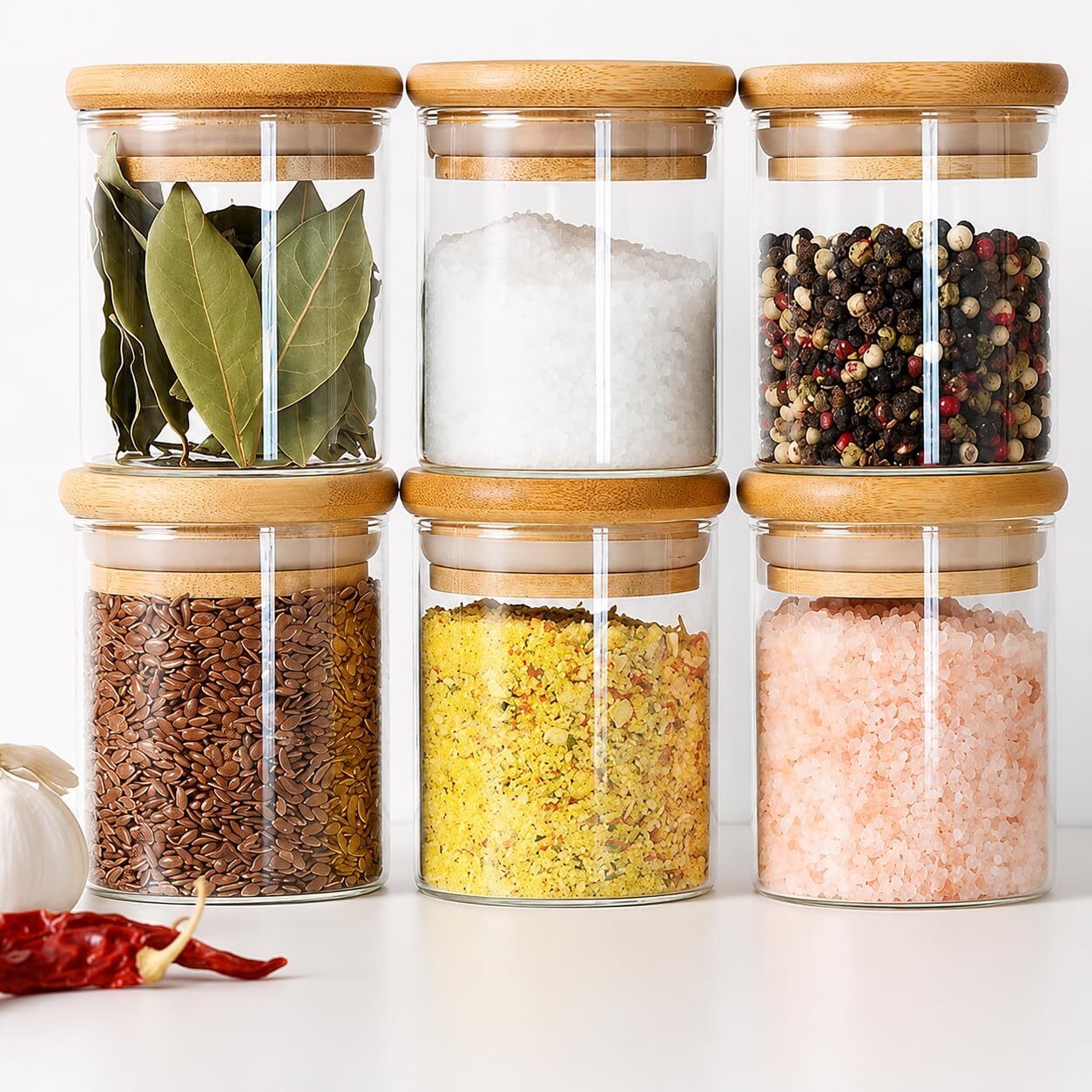 Glass Grocery Container - 500 ml-image-8