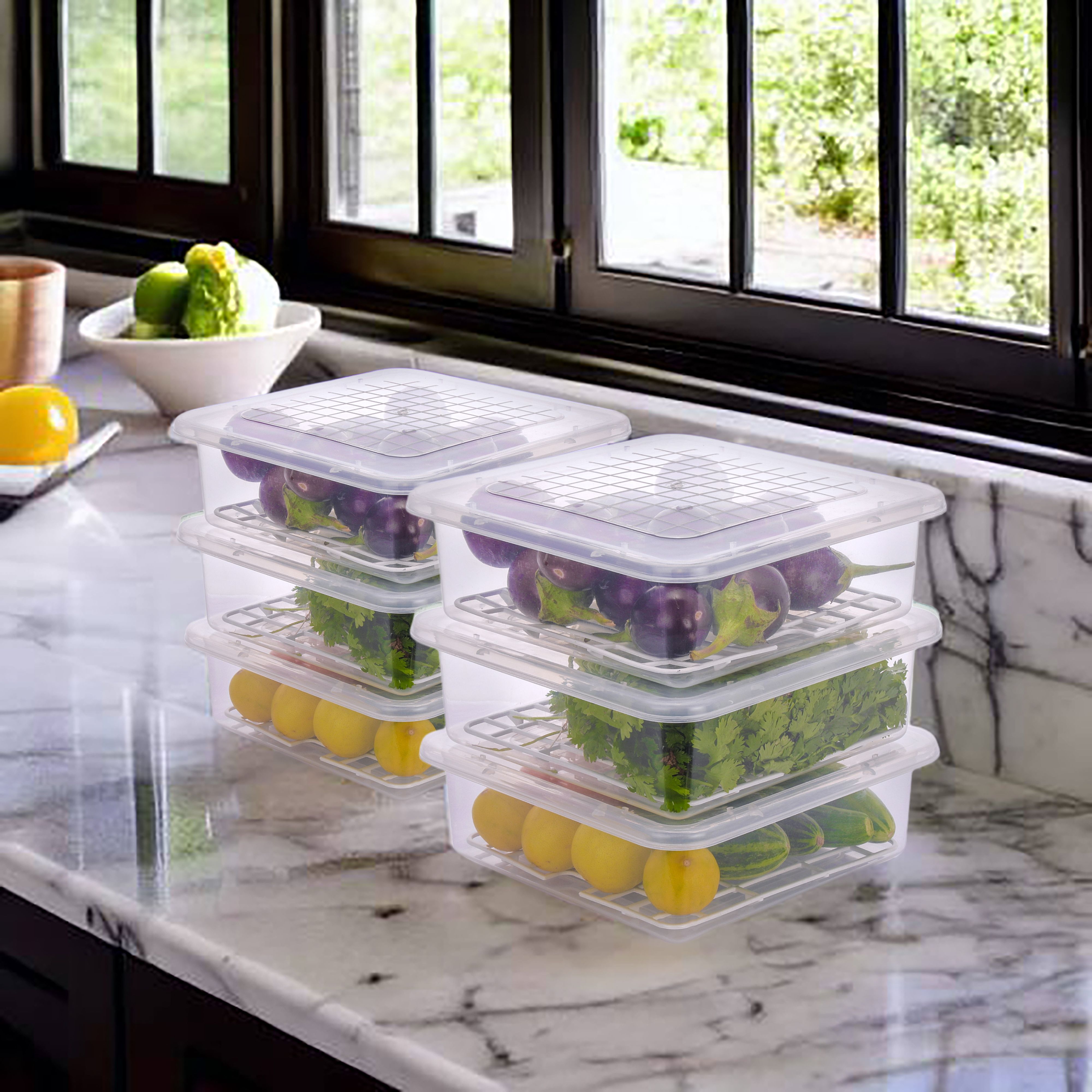 Plastic Fridge Container - 2500 ml-image-9