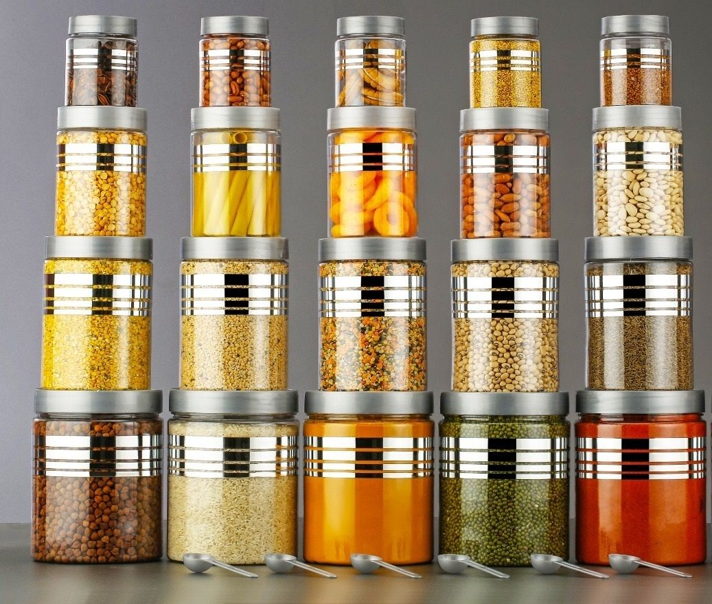 Plastic Grocery Container- 1200 ml, 650 ml, 350 ml, 250 ml