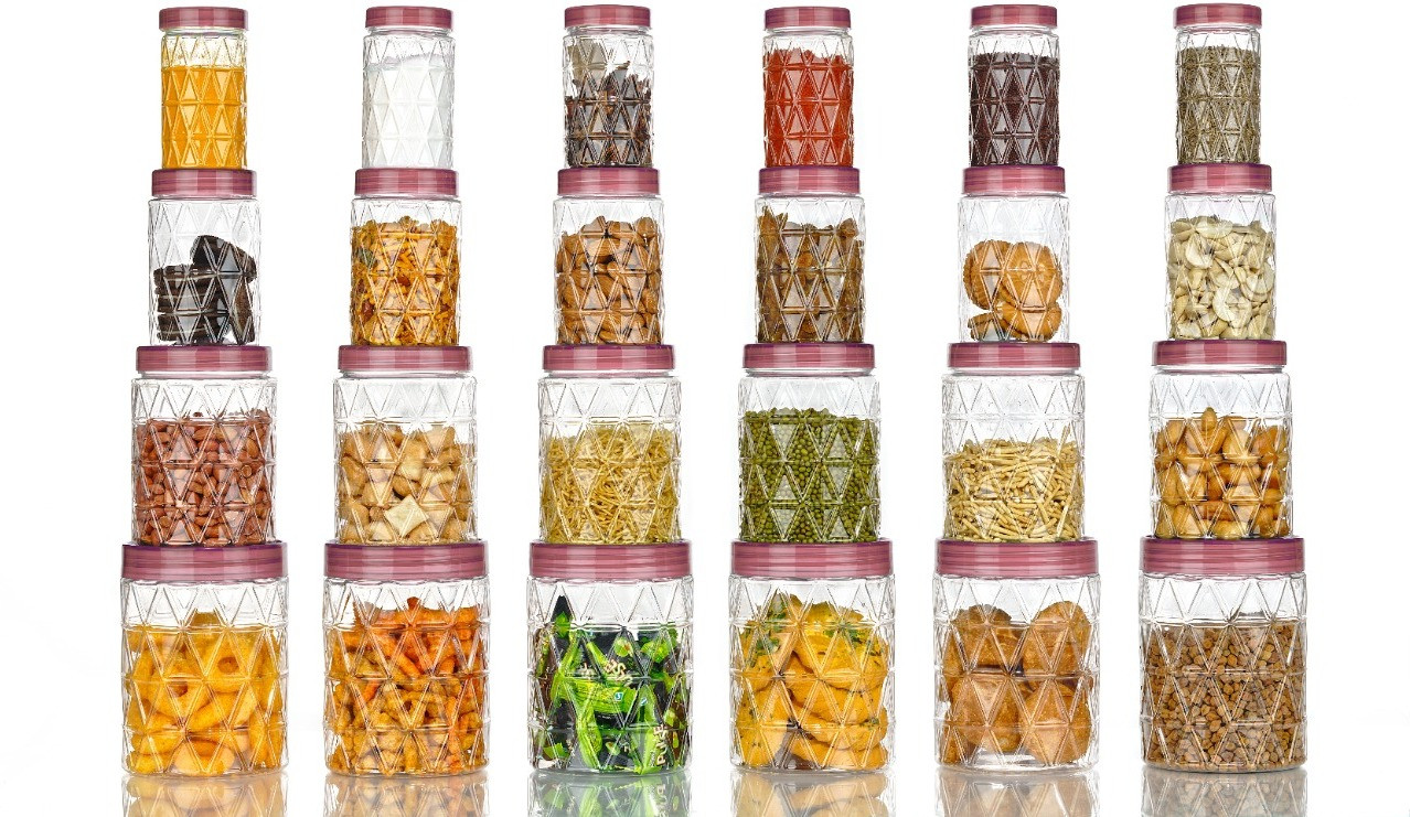 q7 brand Plastic Grocery Container- 250 ml, 350 ml, 650 ml, 1200 ml image 1