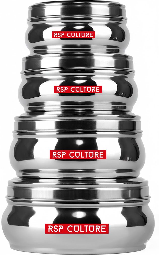 rsp culture Stainless Steel Utility Container - 200 ml, 350 ml, 500 ml, 850 ml-picture-22