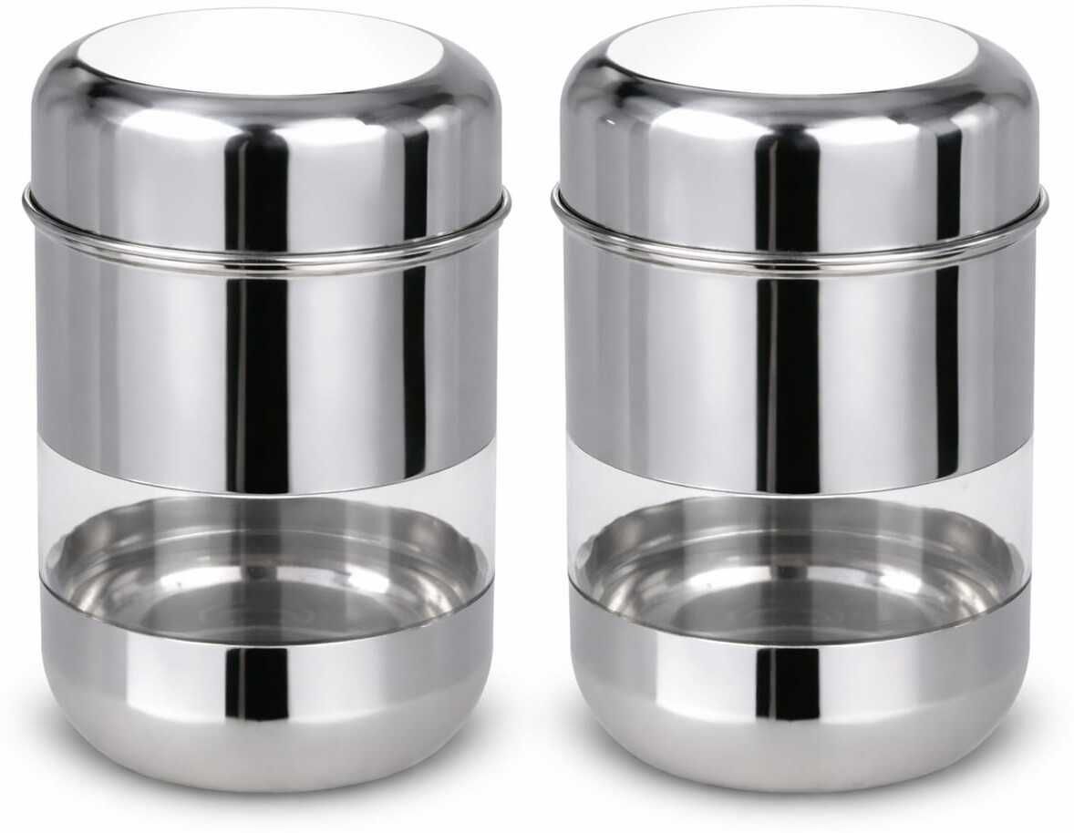 Stainless Steel Tea Coffee & Sugar Container - 600 ml-image-11