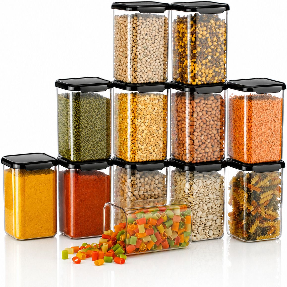 centureum Plastic Grocery Container - 1100 ml-picture-23
