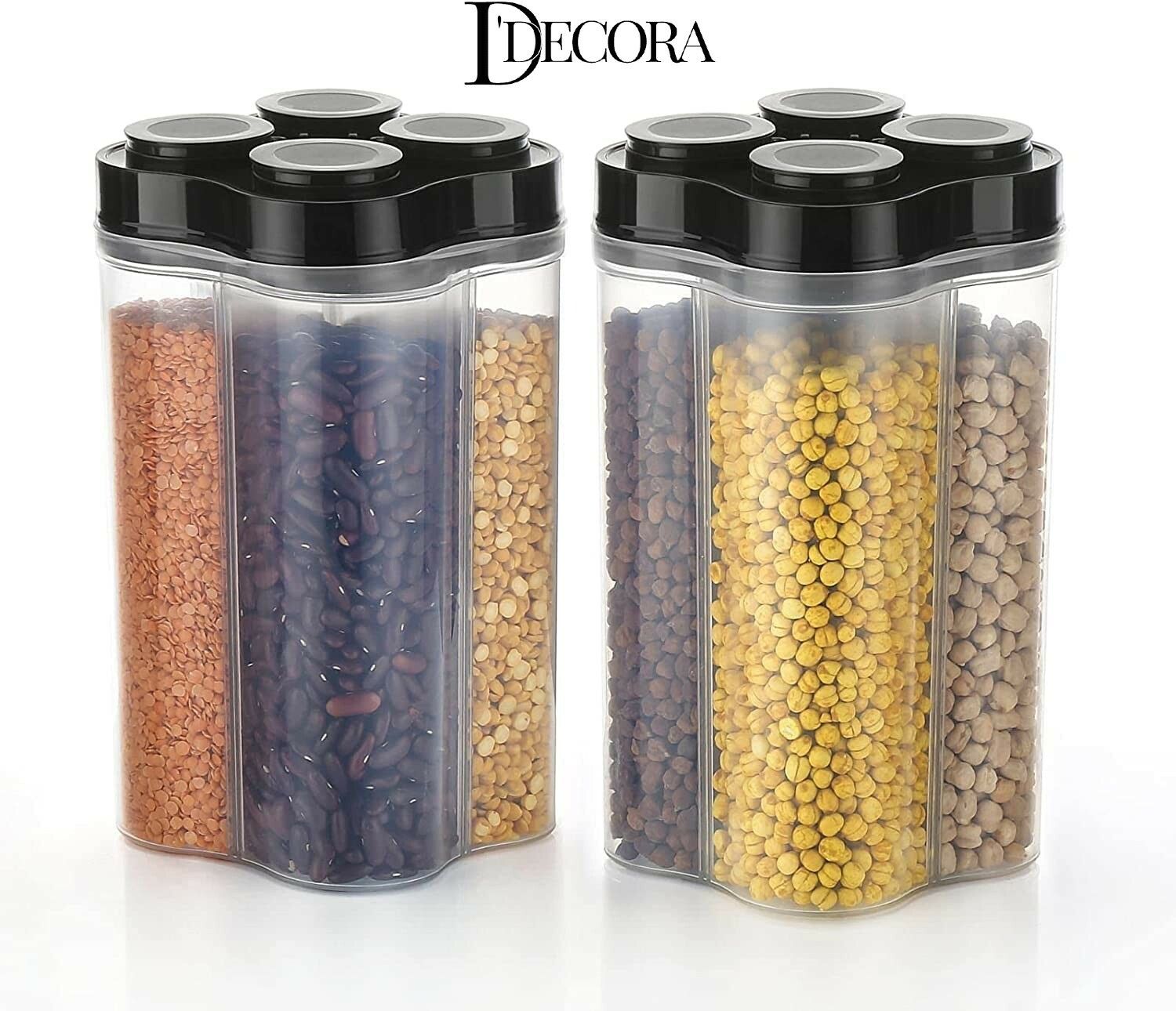 ddecora Plastic Grocery Container - 2400 ml-picture-28