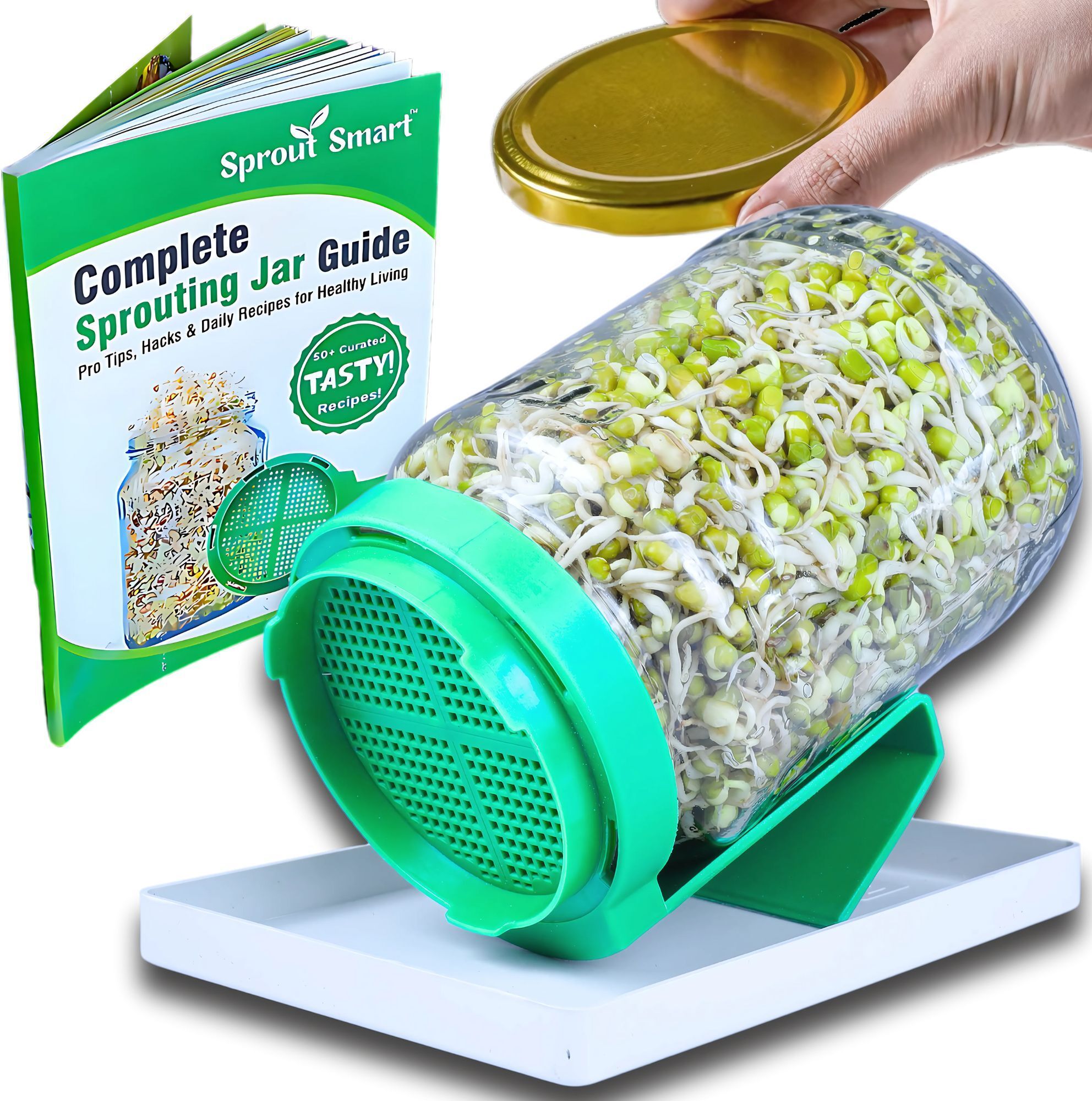 sproutsmart Glass, Plastic Sprout Maker - 720 ml-picture-25