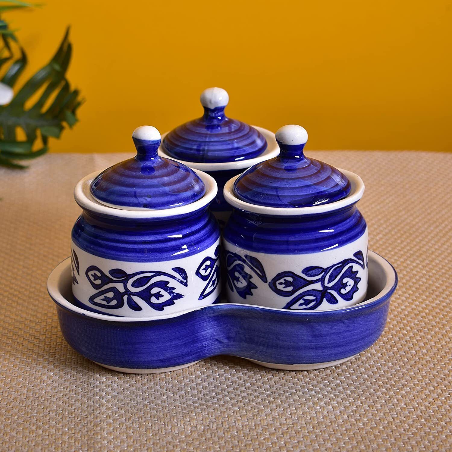 jetwals CERAMIC TREY SET Tray, Container Serving Set-picture-20