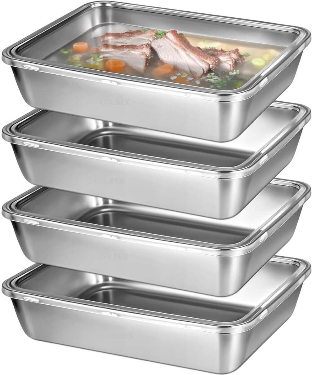klickio Stainless Steel Fridge Container - 2000 ml-picture-48