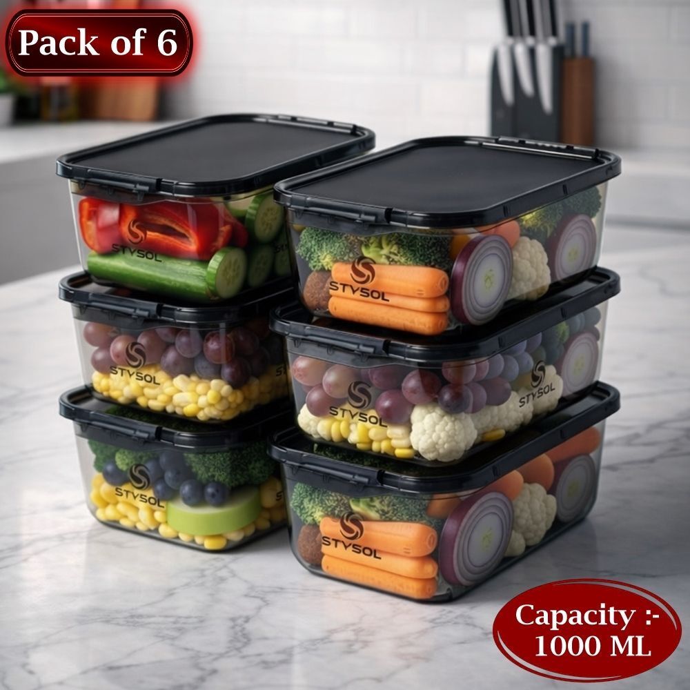 stysol Plastic Fridge Container - 1000 ml-picture-12