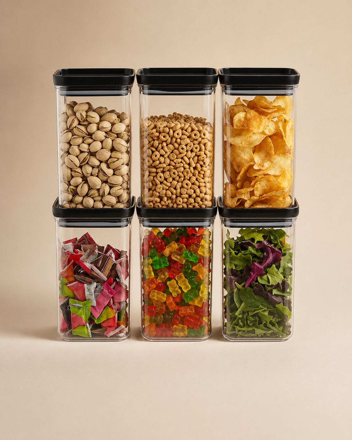 lakshya venture Plastic Grocery Container - 1200 ml-picture-37