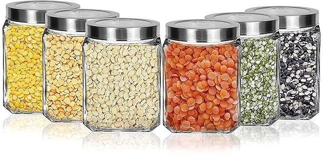 skwaion Glass Grocery Container - 300 ml-picture-10