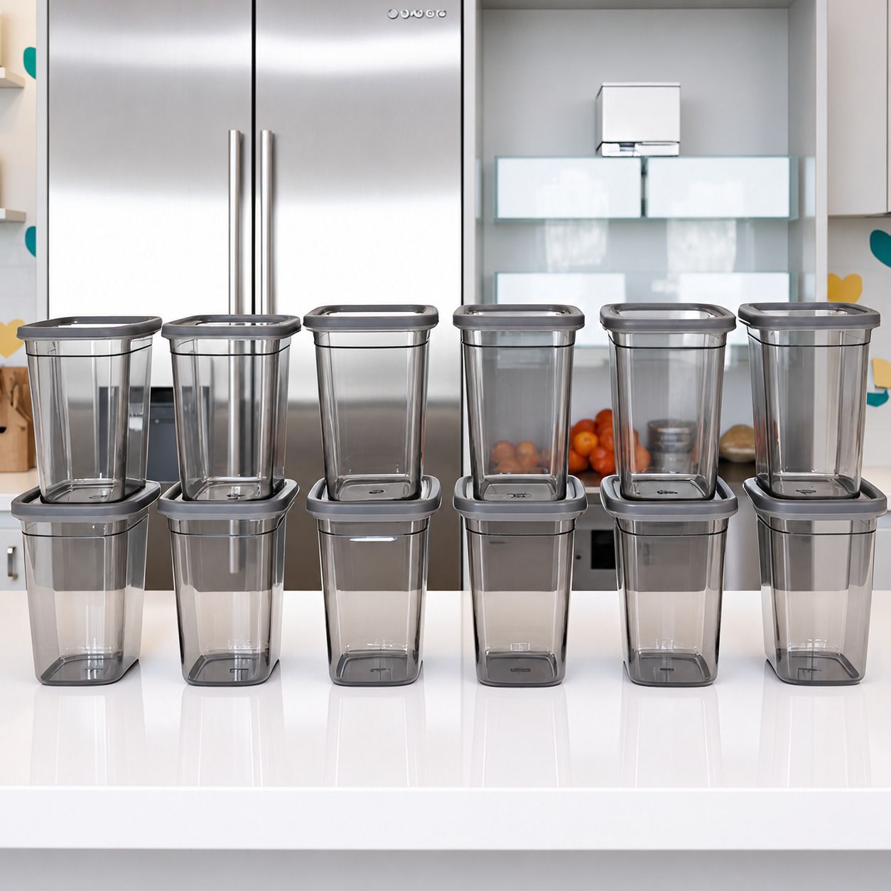 norvium Plastic Grocery Container - 1100 ml-picture-18