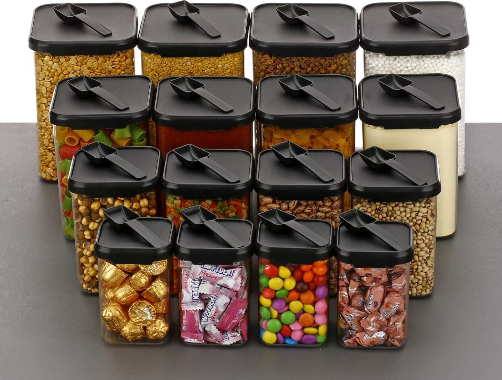 sentricus Plastic Grocery Container - 950 ml, 650 ml, 350 ml-picture-12