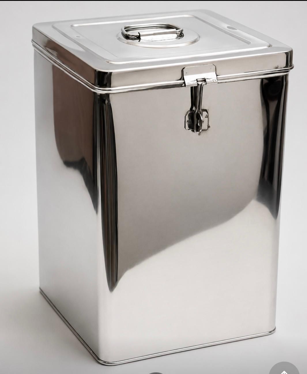 sm enterprises Stainless Steel Grocery Container - 10 L-picture-30