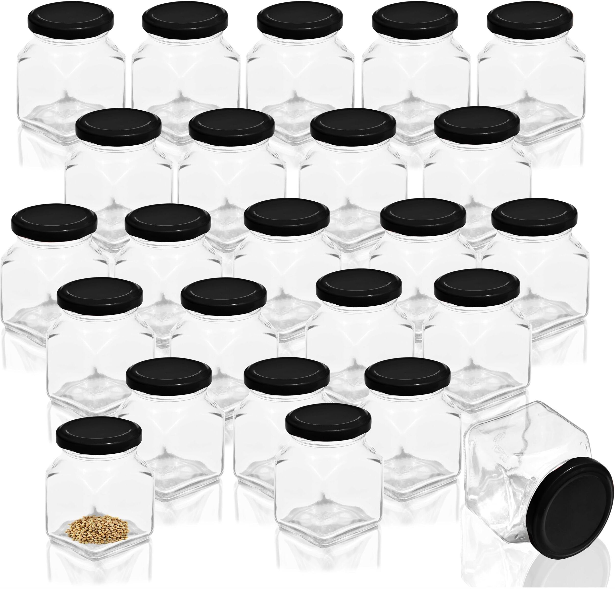 pure source india Glass Cookie Jar - 100 ml-picture-25