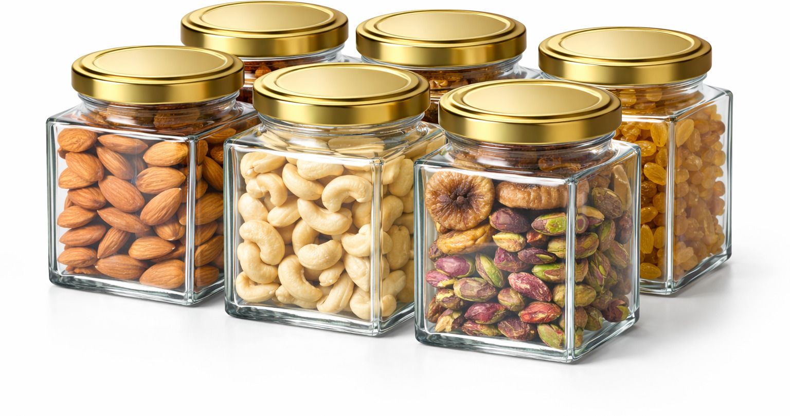 Glass Grocery Container - 250 ml