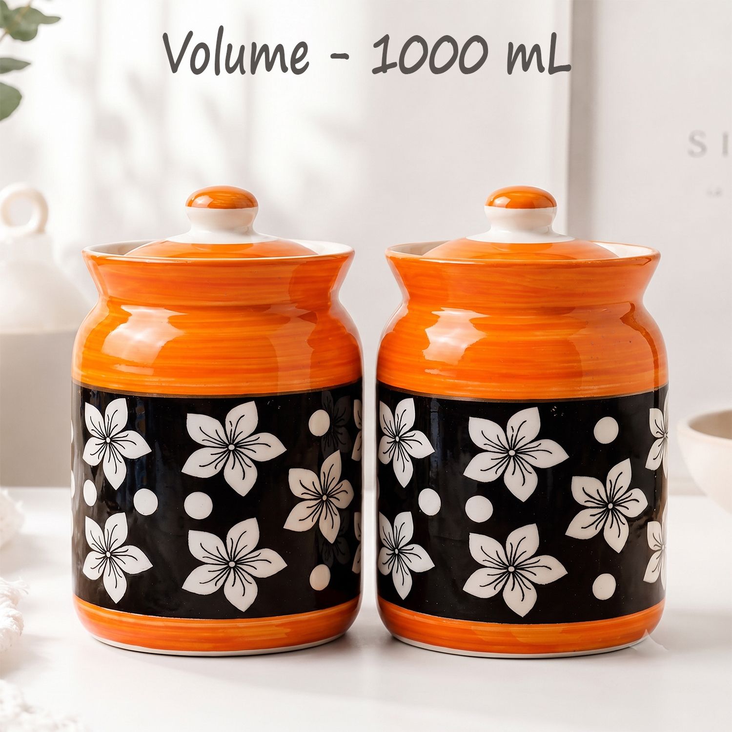 Ceramic, Stoneware Pickle Jar - 1000 ml-image-27