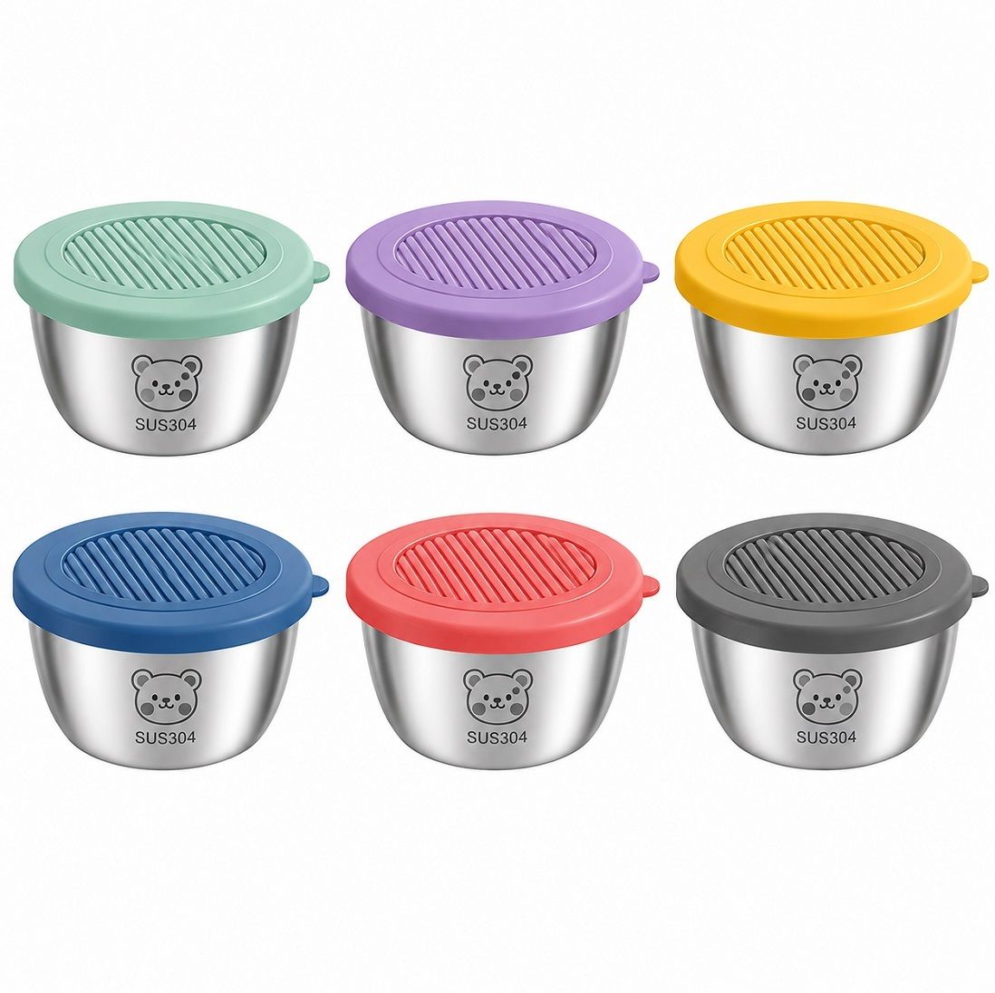 hm evotek Stainless Steel, Plastic, Silicone Grocery Container - 50 ml-picture-13