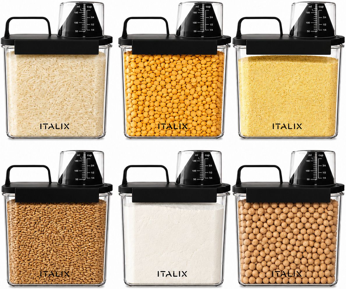 italix Plastic Grocery Container - 1200 ml-picture-11