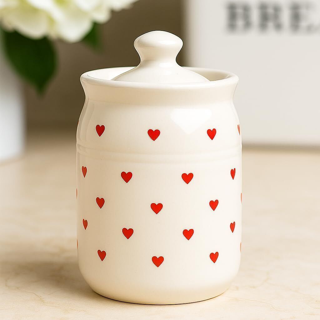 potterydarbar Ceramic Pickle Jar - 1000 ml-picture-28