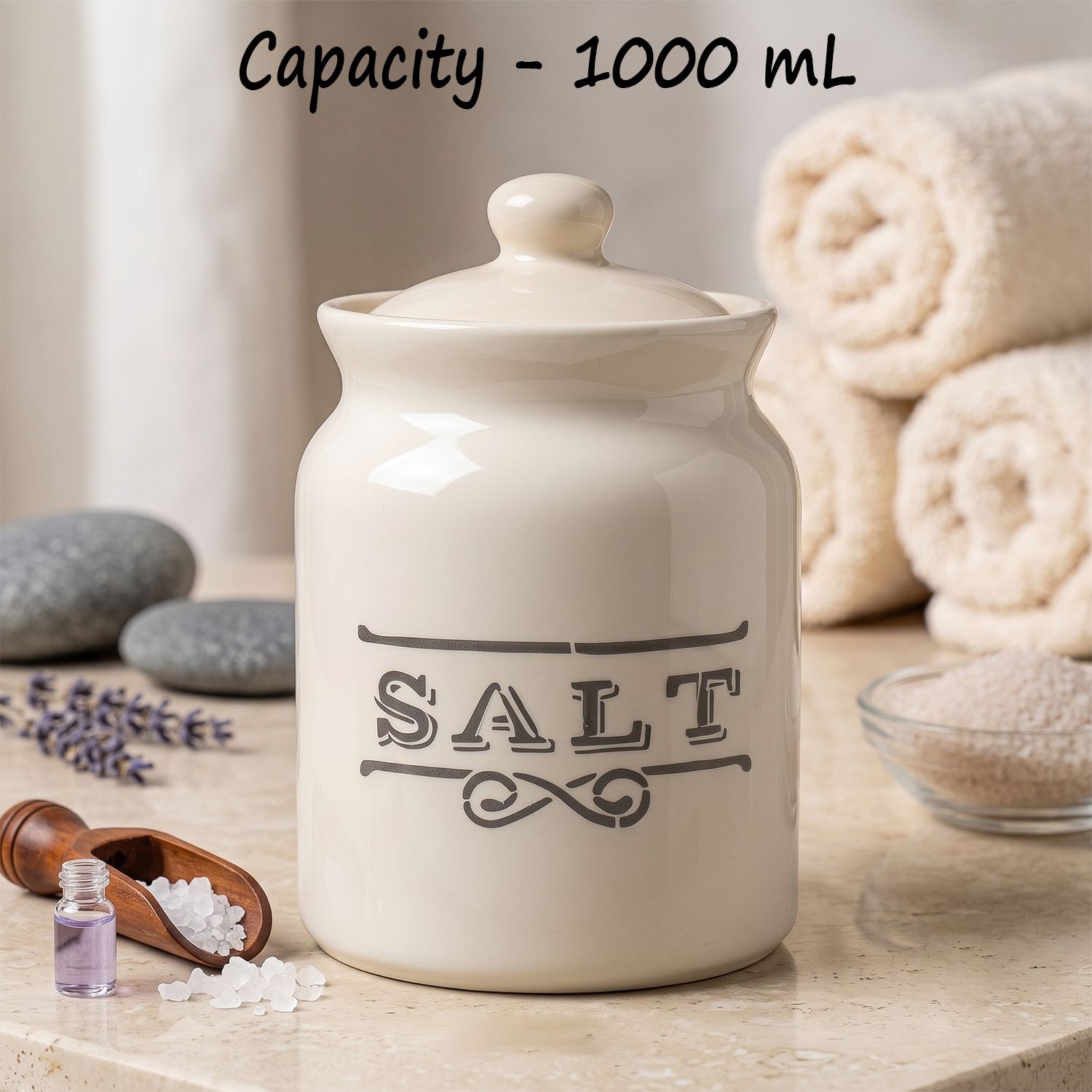 Ceramic, Stoneware Pickle Jar - 1000 ml-image-25