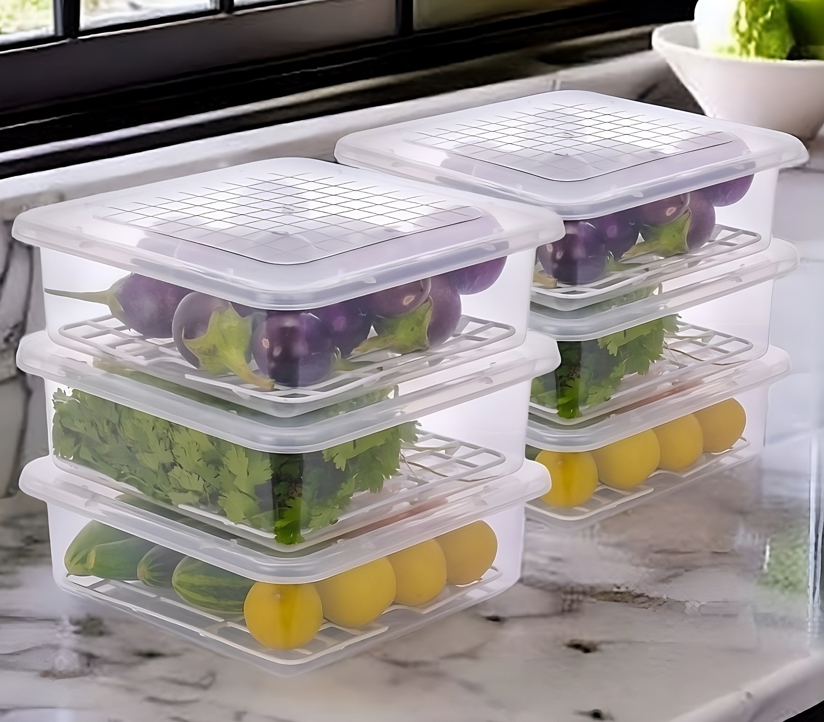 craftbin Plastic Fridge Container- 2400 ml-picture-16