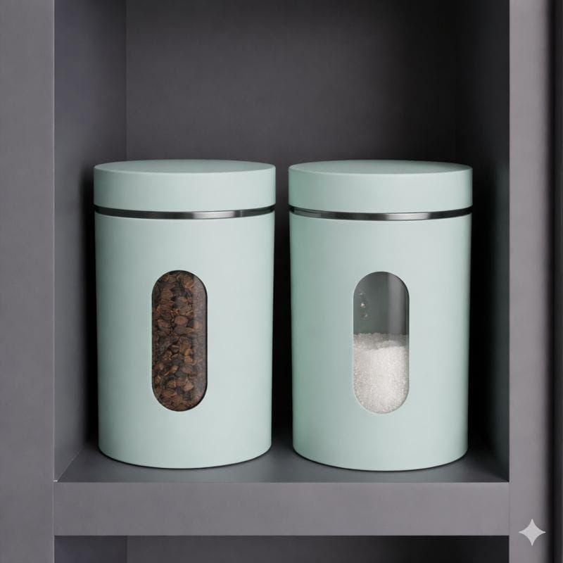 pliable Plastic Tea Coffee & Sugar Container - 750 ml-picture-34