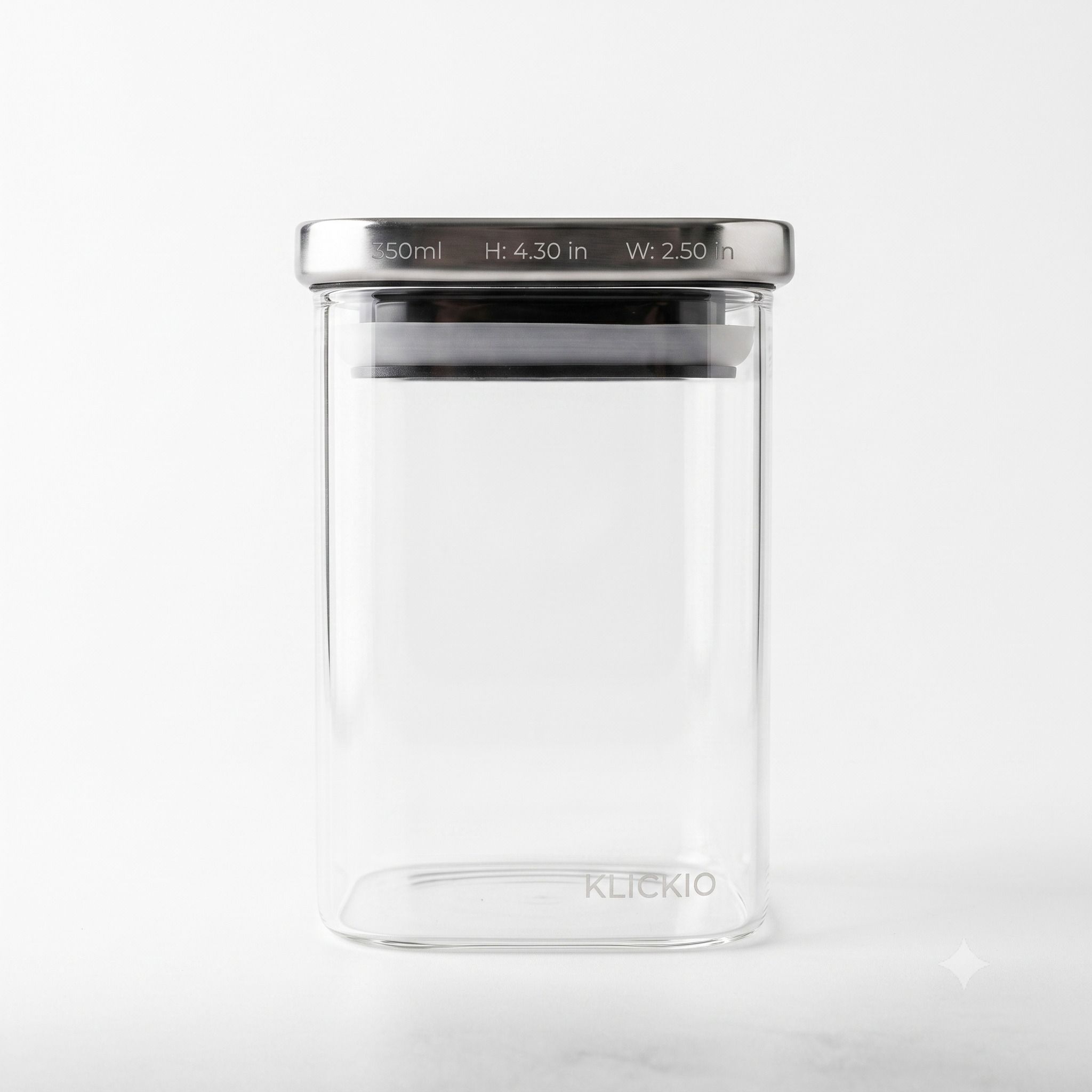 klickio Glass Utility Container - 350 ml-picture-29