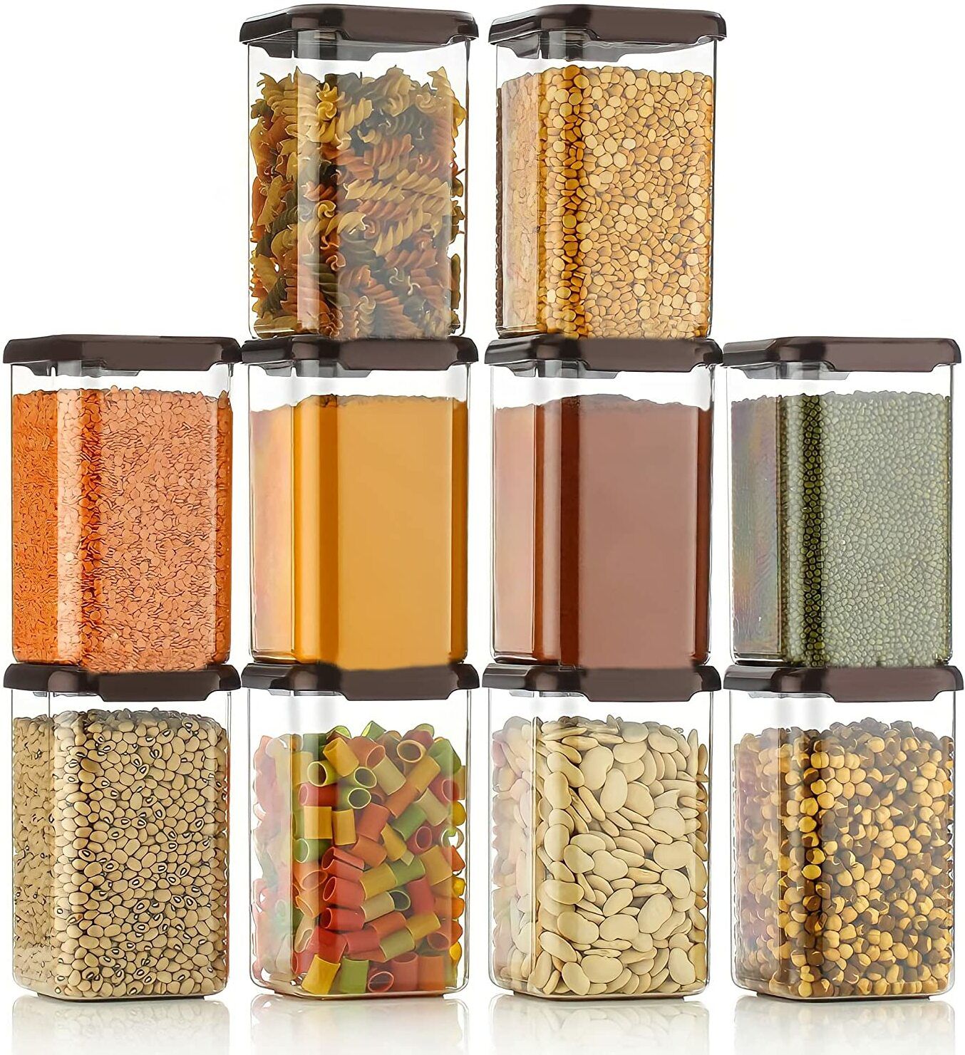 qozzby Plastic Grocery Container - 1100 ml-picture-13