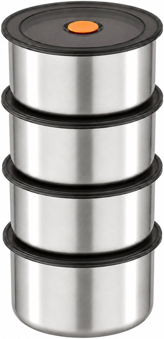 Stainless Steel, Plastic Utility Container - 2000 ml-image-12
