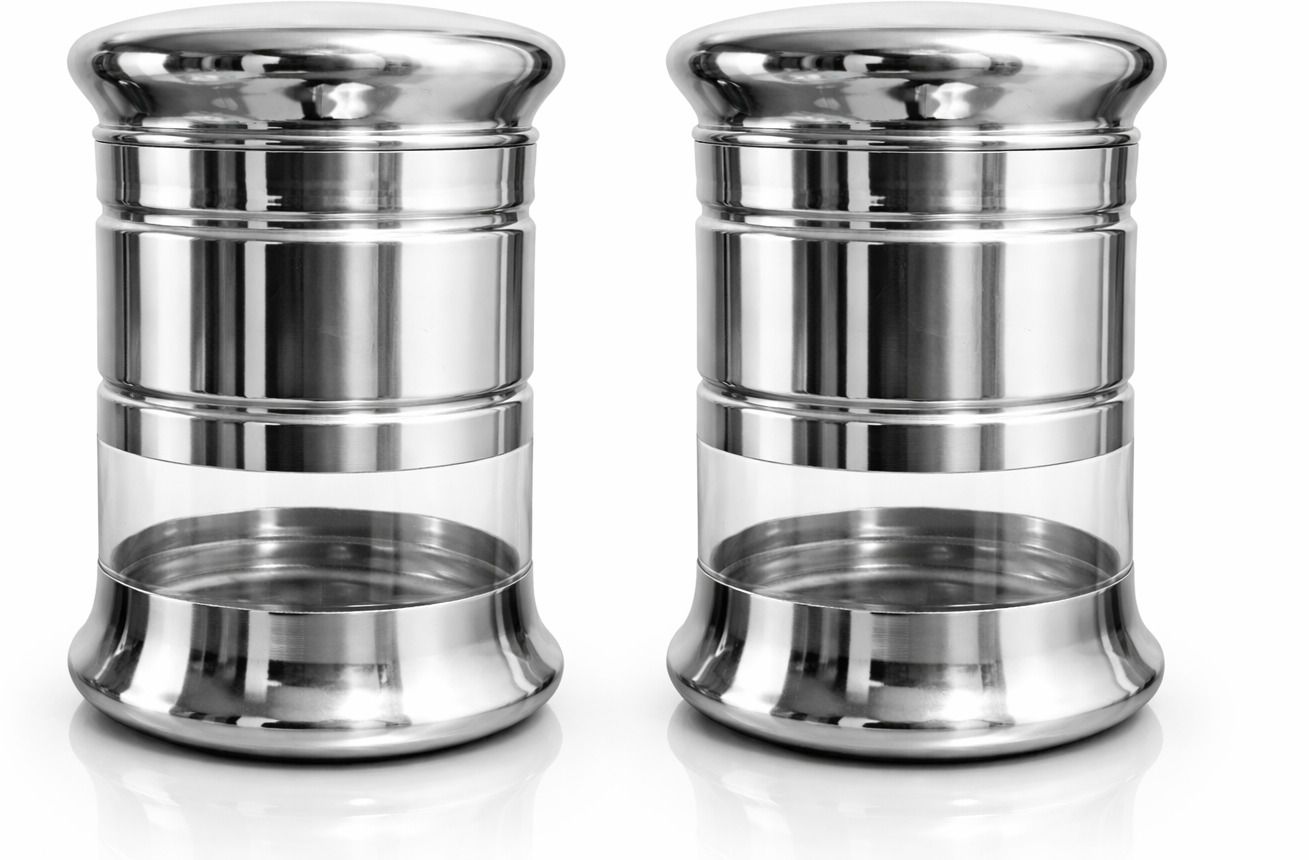 katyayani ss Stainless Steel Tea Coffee & Sugar Container - 600 ml-picture-27