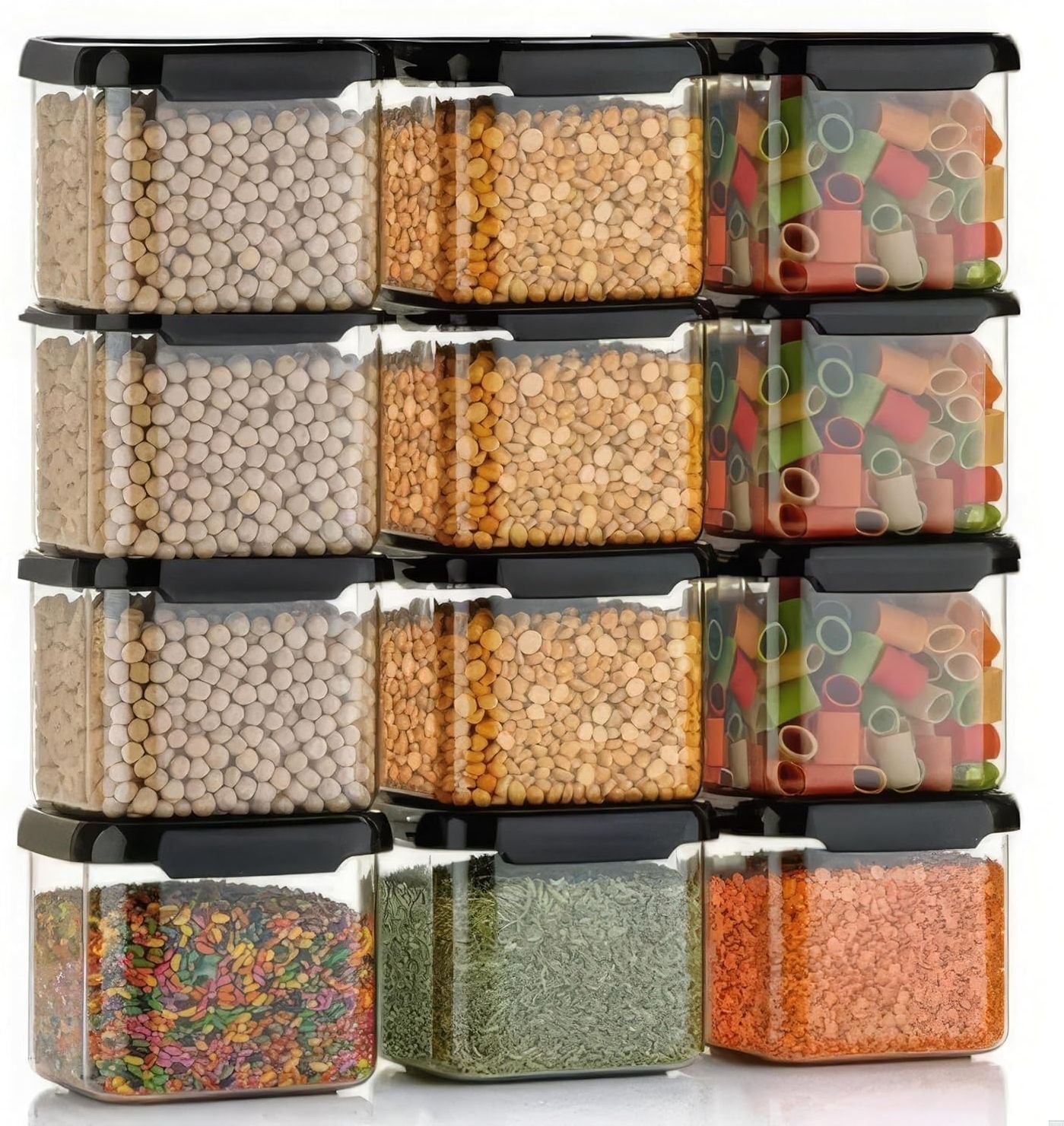 dhanraj enterprises Plastic Grocery Container - 550 ml-picture-25